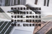 梅州流量免费领取网站，畅享网络生活，轻松节省费用，梅州免费流量大放送，畅享无忧网络生活，轻松省费攻略