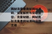 揭秘流量君类似网站源码，深度解析与获取途径，流量秘籍，揭秘类似流量君网站源码获取之道