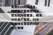 免费B2B网站排名，解析用户需求和SEO优化的内在联系，精准分析用户需求，B2B网站排名背后的SEO优化策略