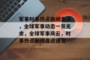 军事时事热点新闻盘点，全球军事动态一览无余，全球军事风云，时事热点新闻盘点速览