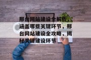 邢台网站建设全解析，涵盖哪些关键环节，邢台网站建设全攻略，揭秘关键建设环节