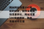 揭秘网站流量10G背后的秘密，如何实现高效流量转化，网站流量10G突破揭秘，高效流量转化之道