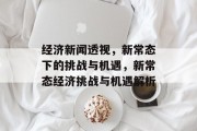 经济新闻透视，新常态下的挑战与机遇，新常态经济挑战与机遇解析