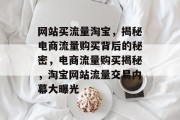 网站买流量淘宝，揭秘电商流量购买背后的秘密，电商流量购买揭秘，淘宝网站流量交易内幕大曝光