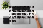 网站广告点击流量，提升网站效益的关键策略，网站流量变现，广告点击流量提升效益的黄金策略