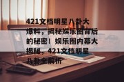 421文档明星八卦大爆料，揭秘娱乐圈背后的秘密！娱乐圈内幕大揭秘，421文档明星八卦全解析