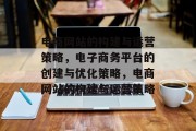 电商网站的构建与运营策略，电子商务平台的创建与优化策略，电商网站的构建与运营策略