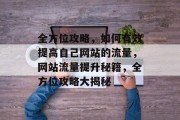 全方位攻略，如何有效提高自己网站的流量，网站流量提升秘籍，全方位攻略大揭秘