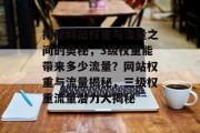 揭秘网站权重与流量之间的奥秘，3级权重能带来多少流量？网站权重与流量揭秘，三级权重流量潜力大揭秘