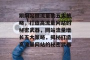 跟网站做流量的五大策略，打造高流量网站的秘密武器，网站流量增长五大策略，揭秘打造高流量网站的秘密武器