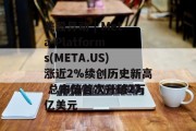 美股异动 | Meta Platforms(META.US)涨近2%续创历史新高 总市值首次升破2万亿美元