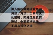 深入解析网站流量负荷测试，方法、工具与优化策略，网站流量负荷测试，全面解析方法、工具与优化之道