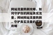 网站流量防刷攻略，如何守护你的网站真实流量，揭秘网站流量防刷，守护真实流量的实战攻略