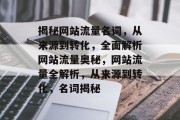 揭秘网站流量名词，从来源到转化，全面解析网站流量奥秘，网站流量全解析，从来源到转化，名词揭秘
