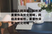 网站上网流量，解析其重要性及优化策略，网络流量解析，重要性洞察与优化攻略