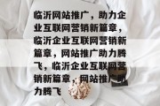 临沂网站推广，助力企业互联网营销新篇章，临沂企业互联网营销新篇章，网站推广助力腾飞，临沂企业互联网营销新篇章，网站推广助力腾飞