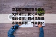 深入解析网站流量日志文件分析，优化网站性能的关键，网站流量日志深度解析，性能优化之道
