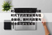 时政新闻透视，解码新时代下的政策脉搏与社会脉动，新时代政策与社会脉动深度解读