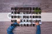 网站巧妙获取流量的五大策略，让你的网站流量翻倍！网站流量翻倍秘籍，五大高招让你的网站吸引海量访客