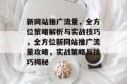 新网站推广流量，全方位策略解析与实战技巧，全方位新网站推广流量攻略，实战策略与技巧揭秘