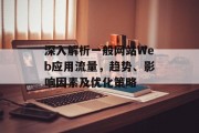 深入解析一般网站Web应用流量，趋势、影响因素及优化策略