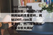 1905.com网站流量分析，揭秘热门视频网站的流量密码，揭秘1905.com流量密码，热门视频网站流量分析大揭秘