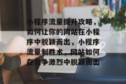 小程序流量提升攻略，如何让你的网站在小程序中脱颖而出，小程序流量制胜术，网站如何在竞争激烈中脱颖而出