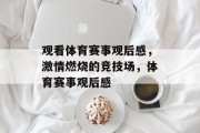 观看体育赛事观后感，激情燃烧的竞技场，体育赛事观后感