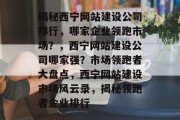揭秘西宁网站建设公司排行，哪家企业领跑市场？，西宁网站建设公司哪家强？市场领跑者大盘点，西宁网站建设市场风云录，揭秘领跑者企业排行