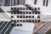 新网站优化流量，全方位策略助您突破流量瓶颈，突破流量瓶颈，新网站全方位流量优化策略全解析
