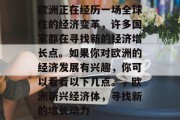 欧洲正在经历一场全球性的经济变革，许多国家都在寻找新的经济增长点。如果你对欧洲的经济发展有兴趣，你可以看看以下几点。，欧洲新兴经济体，寻找新的增长动力