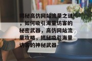 揭秘高仿网站流量之谜，如何吸引海量访客的秘密武器，高仿网站流量攻略，揭秘吸引海量访客的神秘武器