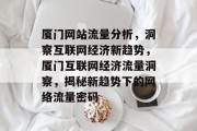 厦门网站流量分析，洞察互联网经济新趋势，厦门互联网经济流量洞察，揭秘新趋势下的网络流量密码