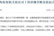 招商银行原副行长丁伟被公诉