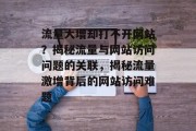 流量大增却打不开网站？揭秘流量与网站访问问题的关联，揭秘流量激增背后的网站访问难题