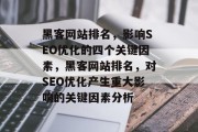 黑客网站排名，影响SEO优化的四个关键因素，黑客网站排名，对SEO优化产生重大影响的关键因素分析