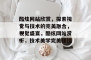 酷炫网站欣赏，探索视觉与技术的完美融合，视觉盛宴，酷炫网站赏析，技术美学完美碰撞