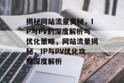 揭秘网站流量奥秘，IP与PV的深度解析与优化策略，网站流量揭秘，IP与PV优化攻略深度解析