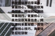 揭秘网站源码带采集，掌握核心，轻松获取海量信息，揭秘网站源码采集技巧，掌握核心，高效获取海量信息，网站源码采集秘籍，高效掌握核心技巧，海量信息轻松获取