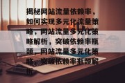 揭秘网站流量依赖率，如何实现多元化流量策略，网站流量多元化策略解析，突破依赖率瓶颈，网站流量多元化策略，突破依赖率瓶颈解析