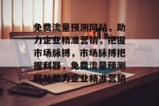 免费流量预测网站，助力企业精准营销，把握市场脉搏，市场脉搏把握利器，免费流量预测网站助力企业精准营销