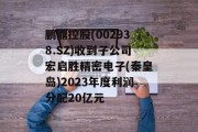 鹏鼎控股(002938.SZ)收到子公司宏启胜精密电子(秦皇岛)2023年度利润分配20亿元