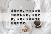 流量之忧，予尔没流量的困扰与应对，流量之忧，应对无流量困扰的策略与技巧