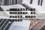 加盟臭豆腐生意,能否赚钱的深度解析,臭豆腐加盟生意,赚钱潜力的深度解析 加盟臭豆腐生意,能否赚钱的深度解析,臭豆腐加盟生意,赚钱潜力的深度解析