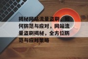 揭秘网站流量盗刷，如何防范与应对，网站流量盗刷揭秘，全方位防范与应对策略