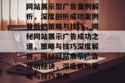 网站展示型广告案例解析，深度剖析成功案例背后的策略与技巧，揭秘网站展示广告成功之道，策略与技巧深度解析，揭秘网站展示广告成功秘诀，深度解析策略与技巧案例