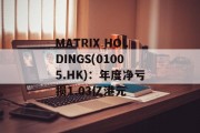 MATRIX HOLDINGS(01005.HK)：年度净亏损1.03亿港元