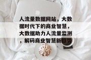 人流量数据网站，大数据时代下的商业智慧，大数据助力人流量监测，解码商业智慧新趋势