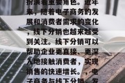 线下分销在中国市场中扮演着重要角色。近年来，随着电子商务的发展和消费者需求的变化，线下分销也越来越受到关注。线下分销可以帮助企业更直接、更深入地接触消费者，实现销售的快速增长。，电子商务与线下分销，发展趋势及影响