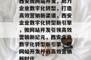 西安微网站开发，助力企业数字化转型，打造高效营销新渠道，西安企业数字化转型新引擎，微网站开发引领高效营销新纪元，西安企业数字化转型新引擎，微网站开发开启高效营销新时代